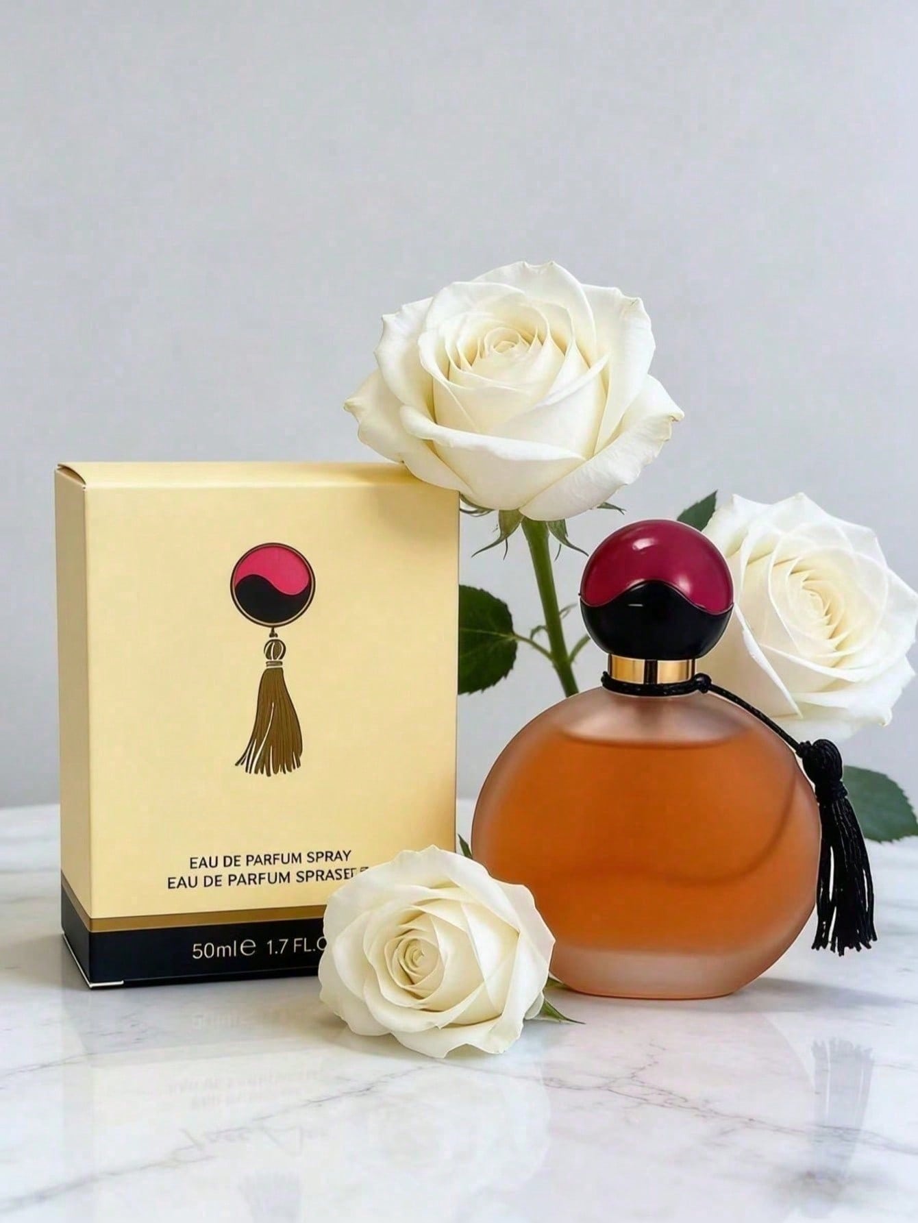 Eau De Parfum Women - Винтажный парфюм с круглой крышкой и
