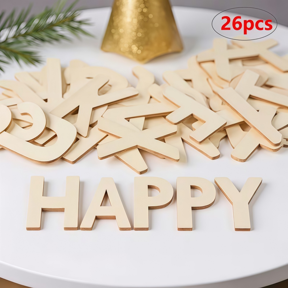 26 шт. Деревянные буквы для ди – обзор и цена Oud Wood Chip