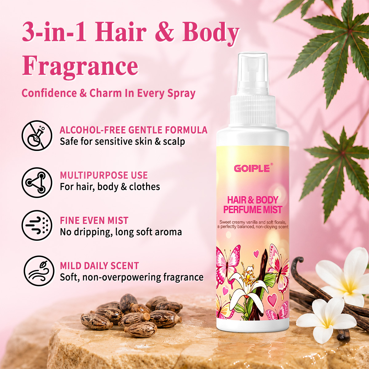 Парфюмированный спрей для воло – обзор и цена Fragrance Perfume For Hair
