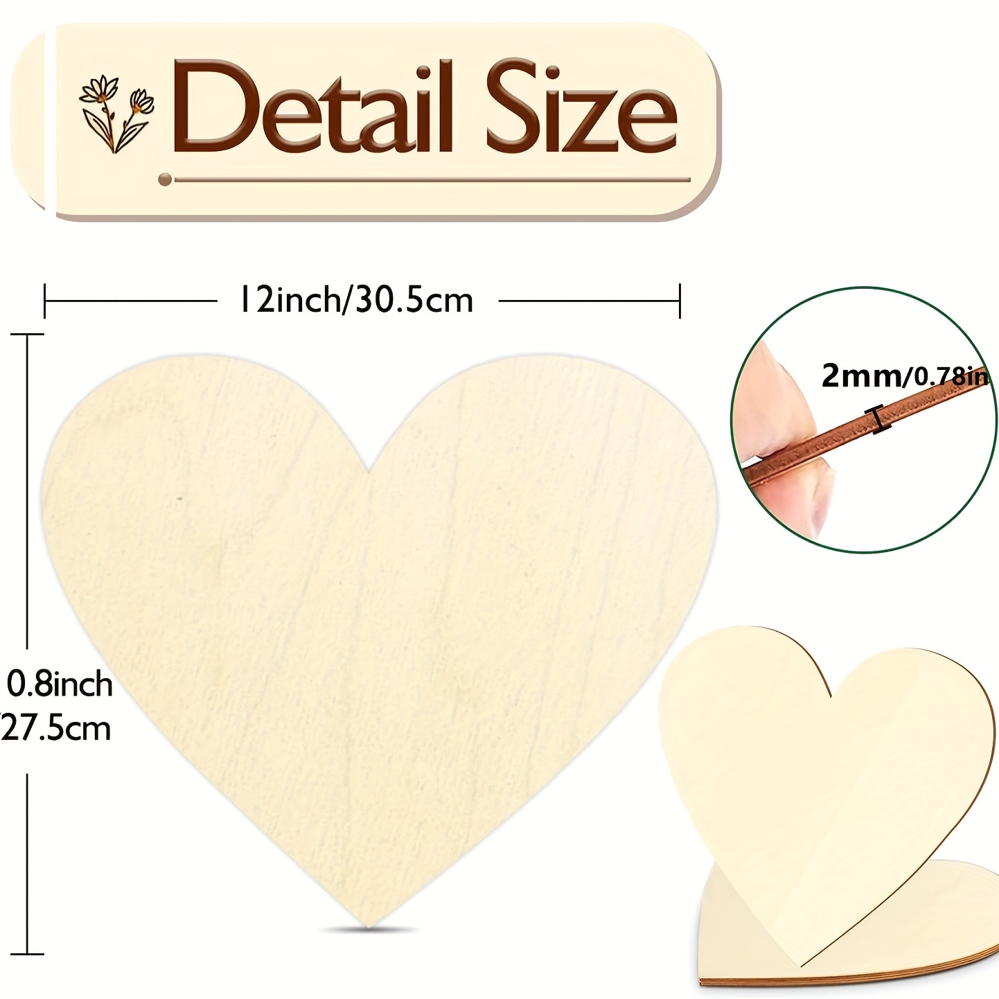 2 шт., 12 дюймов, пустое сердц – обзор и цена Oud Wood Chip
